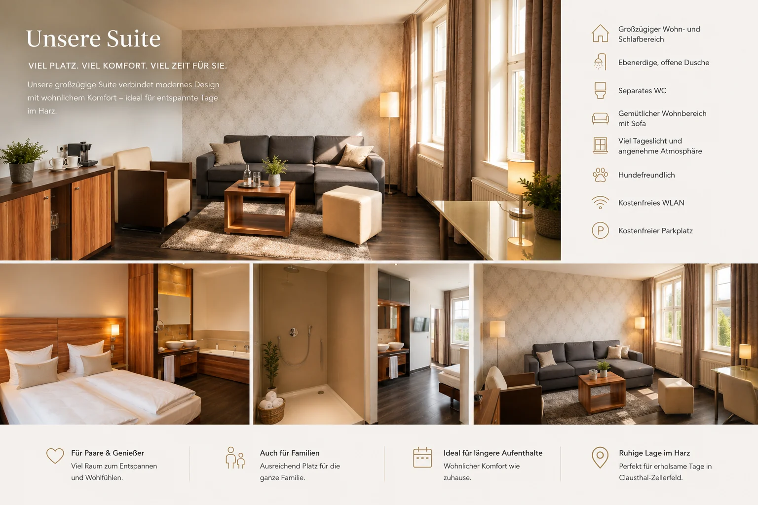 Suite Collage im Hotel Goldene Krone